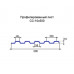 Профнастил СС10-0,5м окрашенный с нестандартной шириной, толщина 0,35