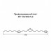 Профнастил МП10-1м окрашенный с нестандартной шириной, толщина 0,35