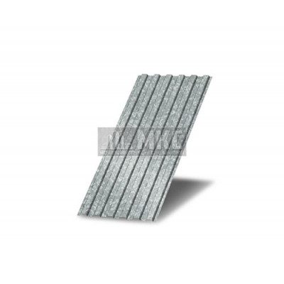 Профнастил МП10-0,6м оцинкованный с нестандартной шириной, толщина 0,5