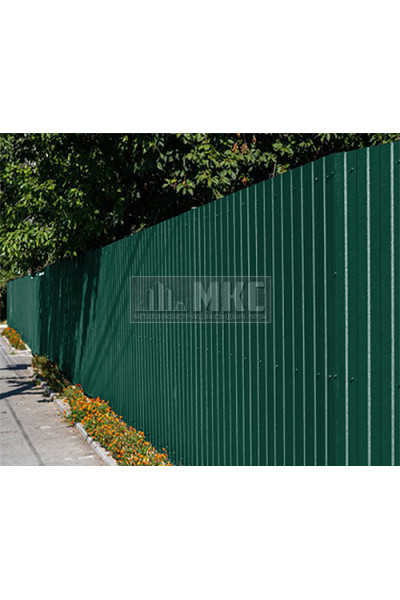 Профнастил МП10-1м окрашенный с нестандартной шириной, толщина 0,5