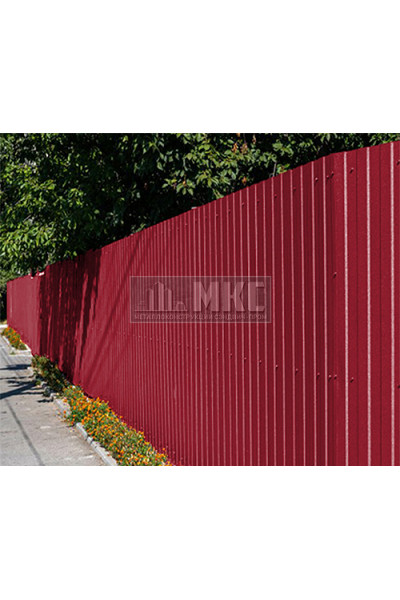 Профнастил МП10-0,2м окрашенный с нестандартной шириной, толщина 0,5