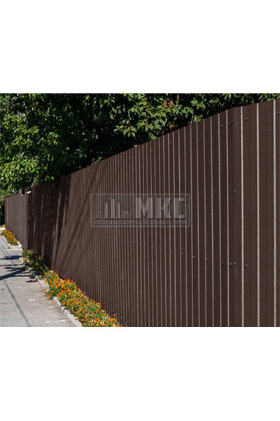 Профнастил МП10-0,2м окрашенный с нестандартной шириной, толщина 0,5