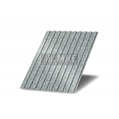 Профнастил МП10-1м оцинкованный с нестандартной шириной, толщина 0,55