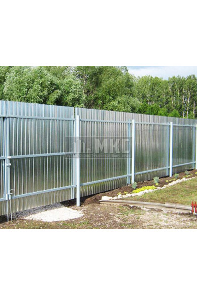 Профнастил МП10-1м оцинкованный с нестандартной шириной, толщина 0,4