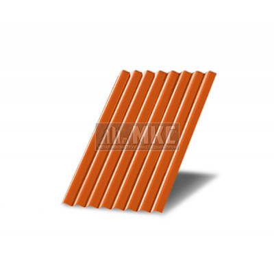 Профнастил МП18-0,7м окрашенный с нестандартной шириной, толщина 0,6