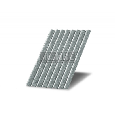 Профнастил МП18-0,7м оцинкованный с нестандартной шириной, толщина 0,6