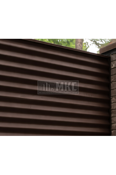 Профнастил МП18-0,6м окрашенный с нестандартной шириной, толщина 0,5