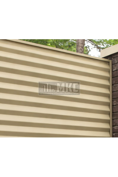 Профнастил МП18-0,4м окрашенный с нестандартной шириной, толщина 0,65