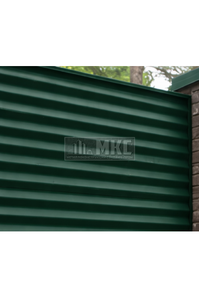 Профнастил МП18-0,4м окрашенный с нестандартной шириной, толщина 0,65