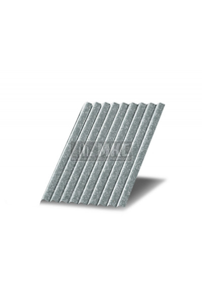 Профнастил МП18-0,8м оцинкованный с нестандартной шириной, толщина 0,35