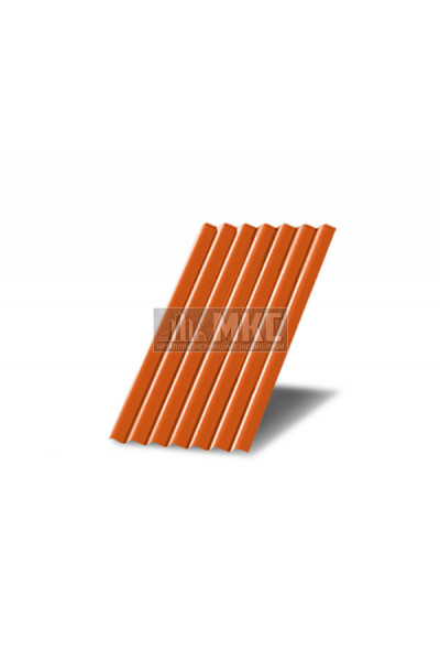 Профнастил МП18-0,6м окрашенный с нестандартной шириной, толщина 0,6