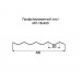 Профнастил МП18-0,4м оцинкованный с нестандартной шириной, толщина 0,65
