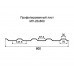Профнастил МП20-0,6м окрашенный с нестандартной шириной, толщина 0,5