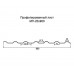 Профнастил МП20-0,9м оцинкованный с нестандартной шириной, толщина 0,5