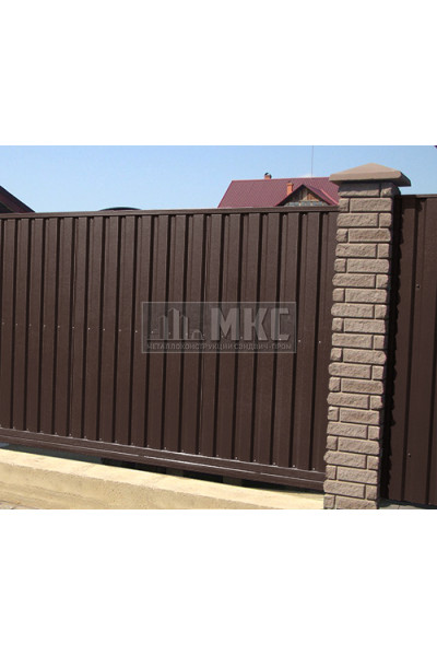 Профнастил МП20-0,3м окрашенный с нестандартной шириной, толщина 0,5