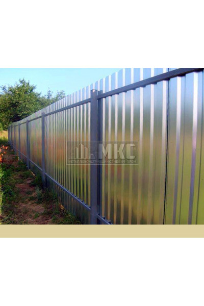 Профнастил МП20-0,7м оцинкованный с нестандартной шириной, толщина 0,35