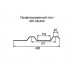 Профнастил МП35-0,4м окрашенный с нестандартной шириной, толщина 0,55