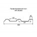 Профнастил МП35-0,5м оцинкованный с нестандартной шириной, толщина 0,65