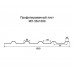 Профнастил МП35-1м окрашенный с нестандартной шириной, толщина 0,35