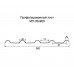 Профнастил МП35-0,9м оцинкованный с нестандартной шириной, толщина 0,65