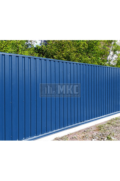 Профнастил МП35-0,2м окрашенный с нестандартной шириной, толщина 0,45