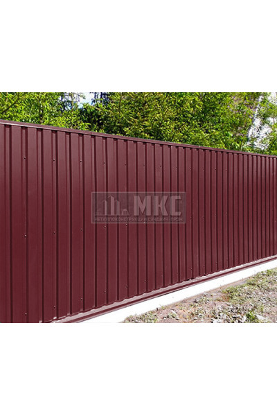 Профнастил МП35-0,2м окрашенный с нестандартной шириной, толщина 0,5