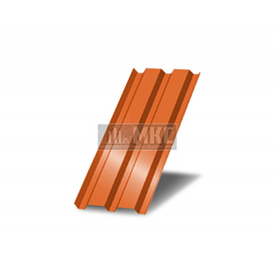 Профнастил МП35-0,5м окрашенный с нестандартной шириной, толщина 0,6