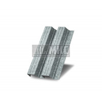 Профнастил Н114-0,5м оцинкованный с нестандартной шириной, толщина 0,55