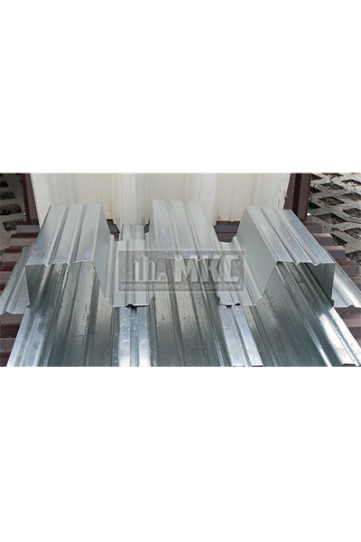 Профнастил Н114-0,4м оцинкованный с нестандартной шириной, толщина 0,6