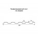 Профнастил НС35-0,9м окрашенный с нестандартной шириной, толщина 0,35