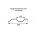 Профнастил НС35-0,3м оцинкованный с нестандартной шириной, толщина 0,7