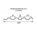 Профнастил C18-0,4м оцинкованный с нестандартной шириной, толщина 0,4