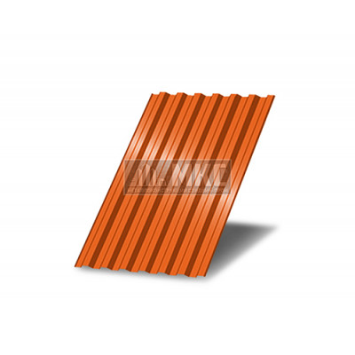 Профнастил C18-0,7м окрашенный с нестандартной шириной, толщина 0,6