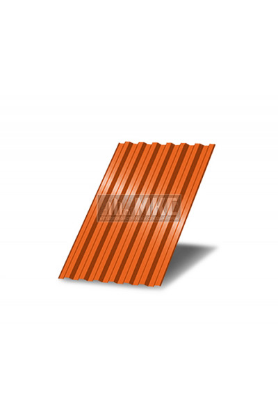 Профнастил C18-0,7м окрашенный с нестандартной шириной, толщина 0,6