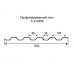 Профнастил C18-0,5м оцинкованный с нестандартной шириной, толщина 0,65