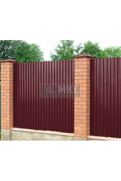 Профнастил C18-0,4м окрашенный с нестандартной шириной, толщина 0,6