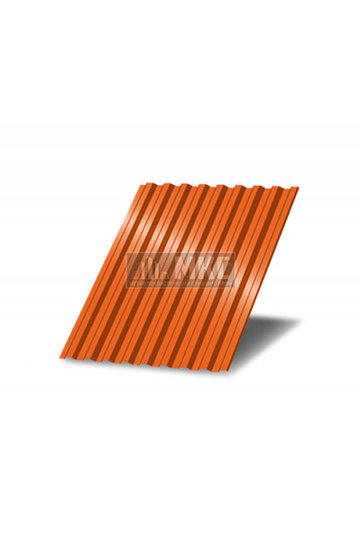 Профнастил C18-0,9м окрашенный с нестандартной шириной, толщина 0,6