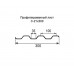 Профнастил C18-0,3м оцинкованный с нестандартной шириной, толщина 0,35