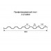 Профнастил C18-0,6м оцинкованный с нестандартной шириной, толщина 0,55