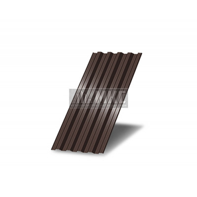 Профнастил C21-0,5м окрашенный с нестандартной шириной, толщина 0,35