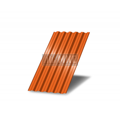 Профнастил C21-0,6м окрашенный с нестандартной шириной, толщина 0,6