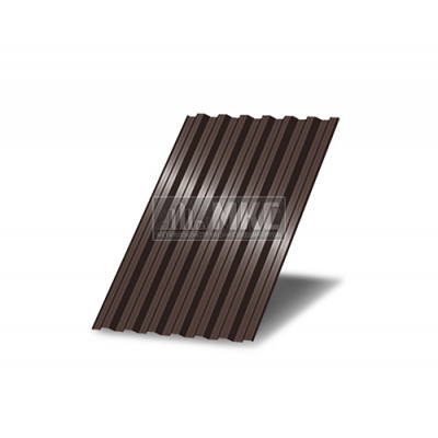 Профнастил C21-0,7м окрашенный с нестандартной шириной, толщина 0,35