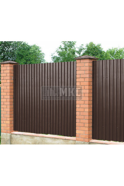 Профнастил C18-0,5м окрашенный с нестандартной шириной, толщина 0,65