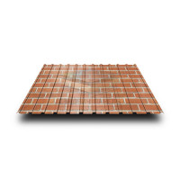 Профнастил С10-1160-0.5 Кирпич ECOSTEEL