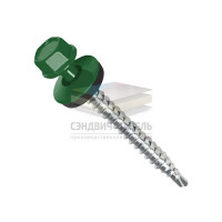 Саморезы по дереву 4,8х70 RAL6002