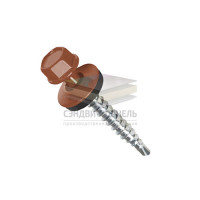 Саморезы по дереву 4,8х35 RAL8004