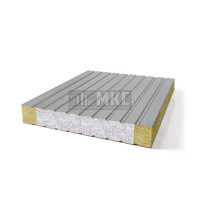 Сэндвич-панели без замков комбинированные (Мин. вата и ППС), ширина 1000 мм, толщина 30 мм, RAL7004 Сэндвич-панели без замков комбинированные (Мин. вата и ППС), ширина 1000 мм, толщина 30 мм, RAL7004