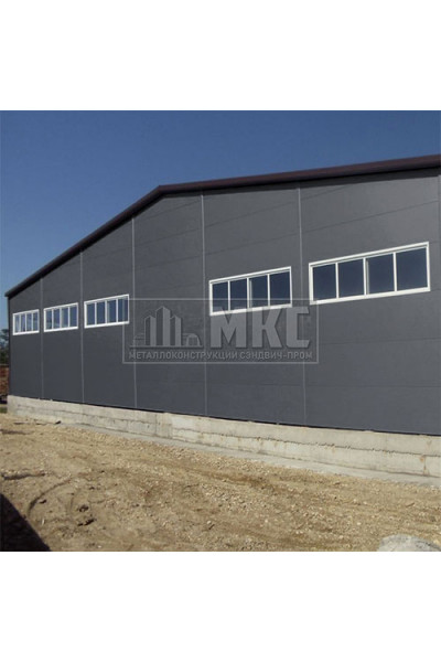 Сэндвич-панели без замков комбинированные (Мин. вата и ППС), ширина 1000 мм, толщина 10 мм, RAL7024