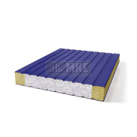 Сэндвич-панели без замков комбинированные (Мин. вата и ППС), ширина 1000 мм, толщина 50 мм, RAL5002 Сэндвич-панели без замков комбинированные (Мин. вата и ППС), ширина 1000 мм, толщина 50 мм, RAL5002