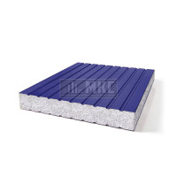 Сэндвич-панели без замков из пенополистирола, ширина 1200 мм, толщина 10 мм, RAL5002